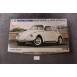 Hasegawa Hobby kits Historic Car Series 3 number 21203 Volkswagen Beetle on sprues with instructions