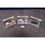 3x Matchbox Dinky Diecast All In Boxes, Comprising Of; Number DY-20 Triumph TR4A - IRS, Number DY-28