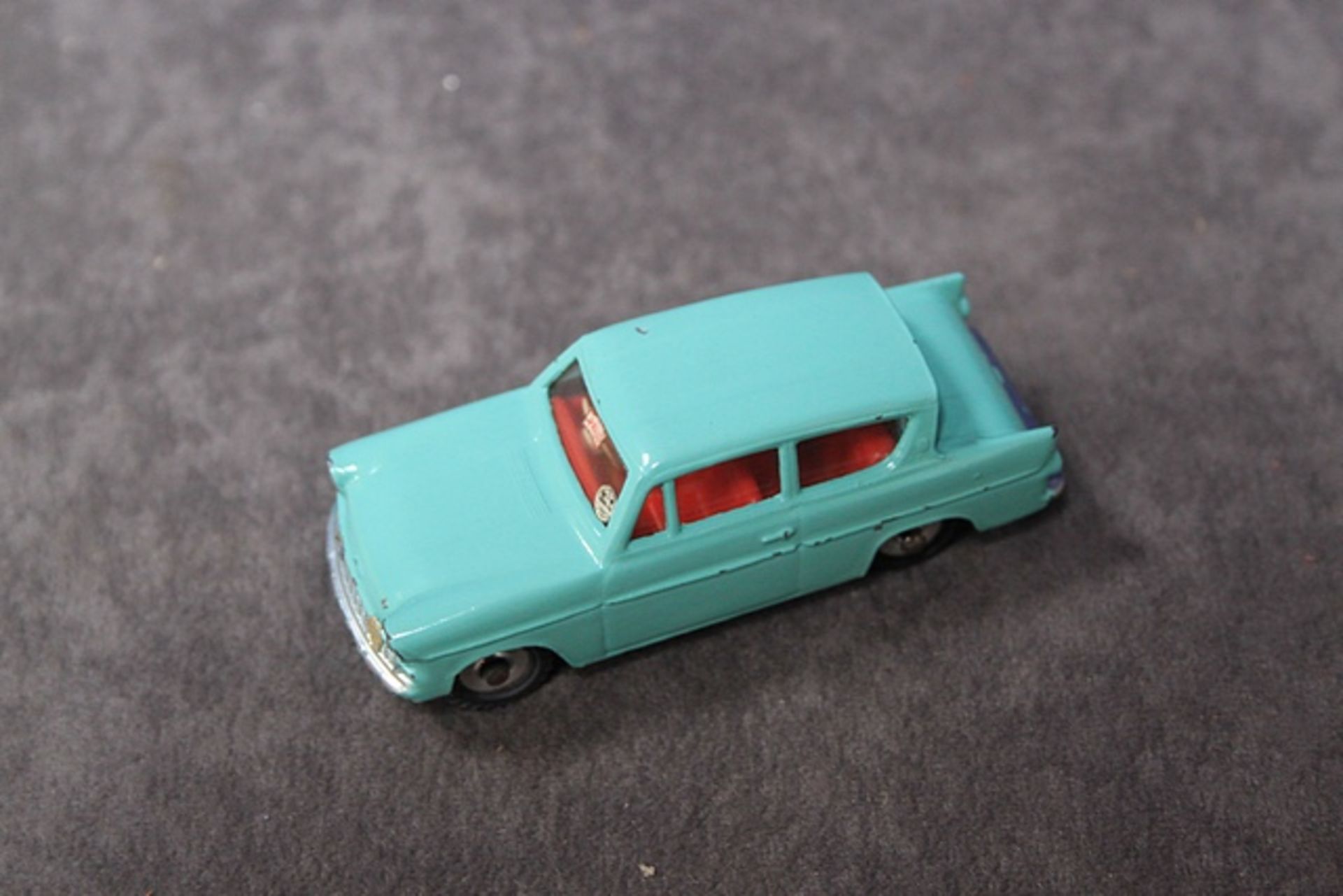 Corgi Toys diecast #155 Ford Anglia in pale blue in box