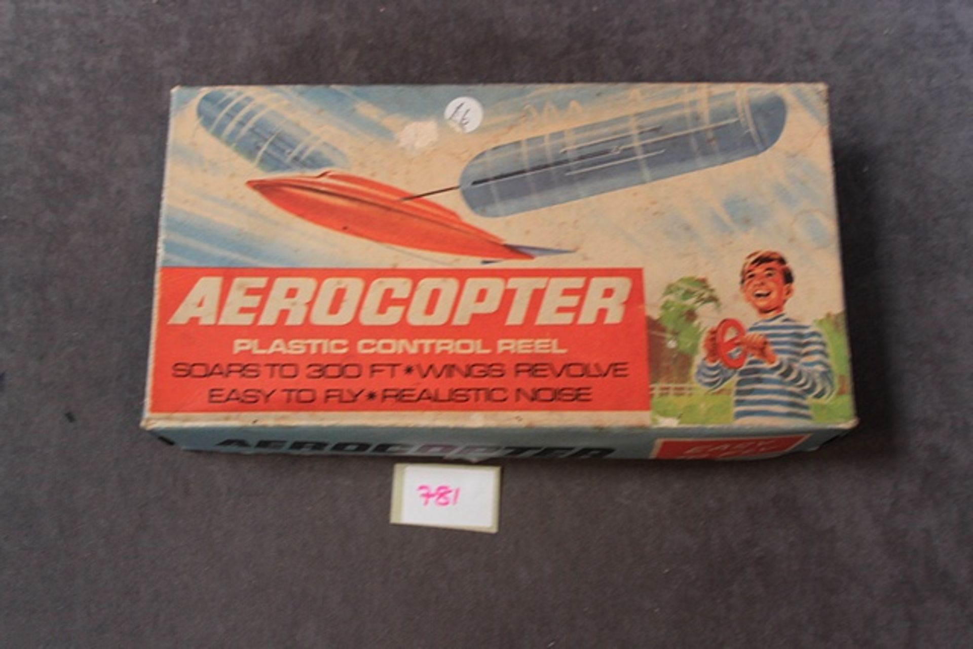 Kim Toys Aerocopter Plastic Control Reel East To Fly With Instructions In Box - Image 2 of 2