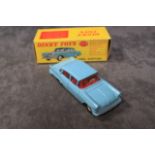 Mint Dinky Toys Diecast # 177 Opel Kapitan In Pale Blue In Very Good Box