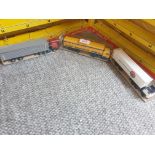 3x Wiking (Germany) Lorry's In Boxes, Comprising Of; #25/520 Navis Container Sattelzug, #24/523