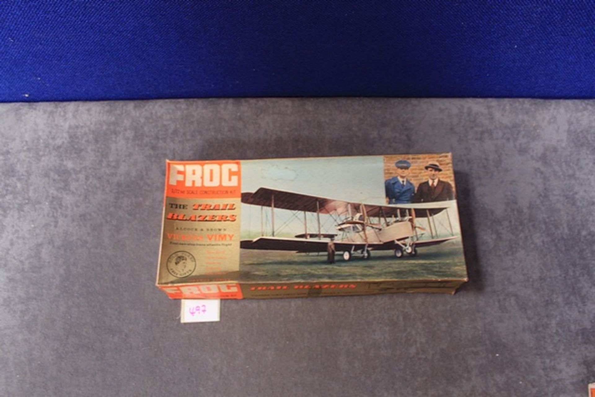 Frog Authentic Scale 1/72 Models Cat No F163 The Trial Blazers Alcock & Brown Vickers Vimy with