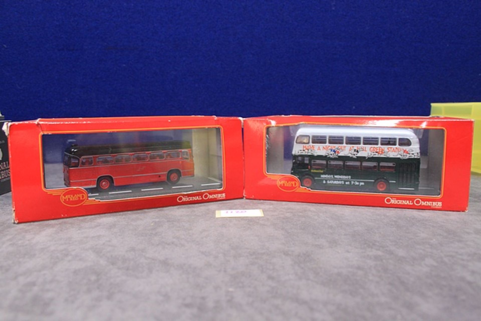 2x Corgi The Orinial Omnibus Company Midland Red both in original Display cases & boxes,