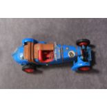 Triang Scalextric MM/C 65 in blue with racing #8 in box car has some damage