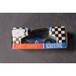 Scalextric C15 Ford Mirage in blue with racing #6 in box