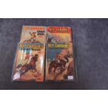 4x Kit Carson's Cowboy Annuals 1954, 1955, 1957, 1959