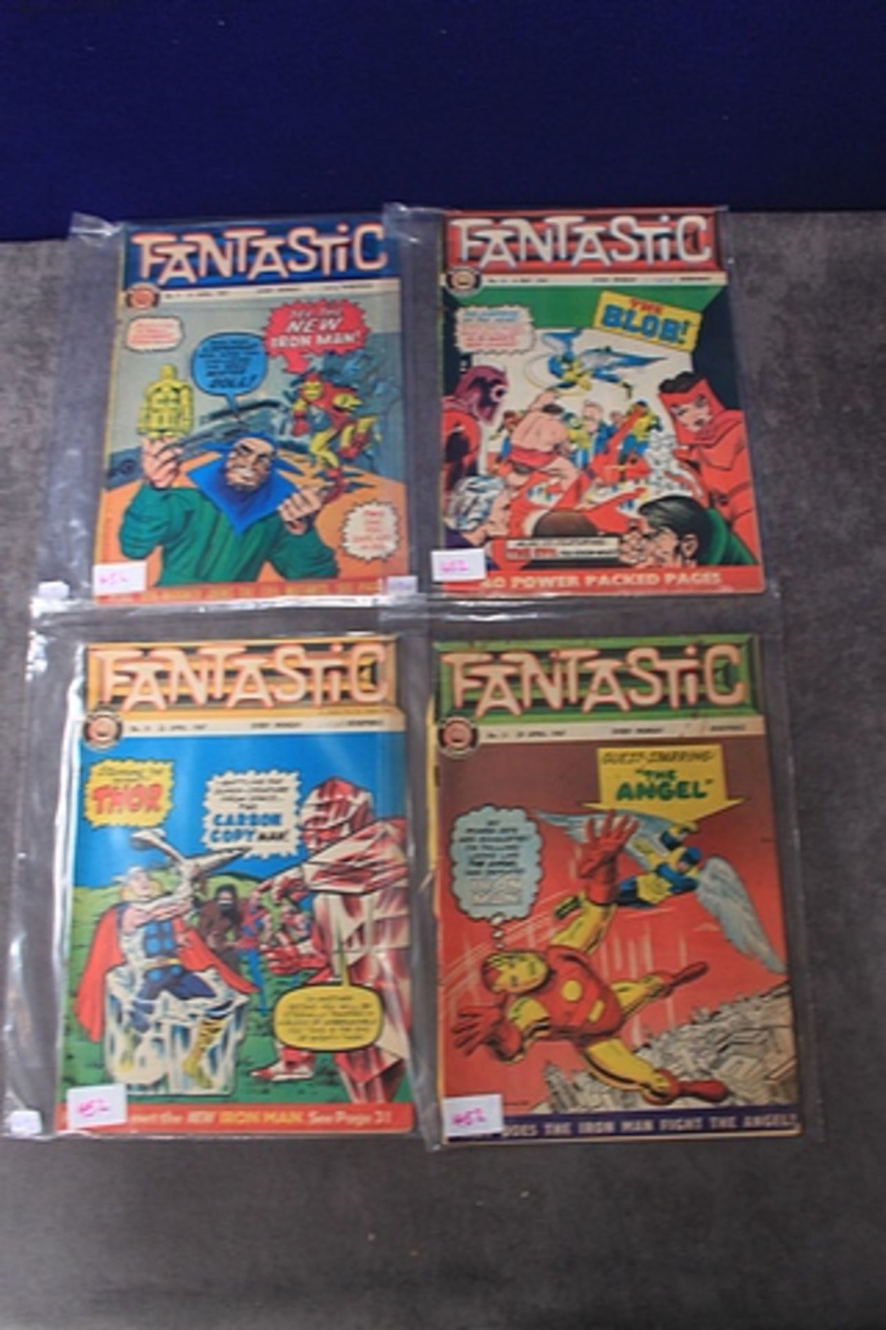 IPC 1967 Series 4 X Marvel Uk Fantastic Comics Comprising Of Fantastic! #9 (15 April 1967)