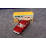 Mint French Dinky Diecast # 510 204 Peugeot In Metallic Red In High Quality Repro Boxes