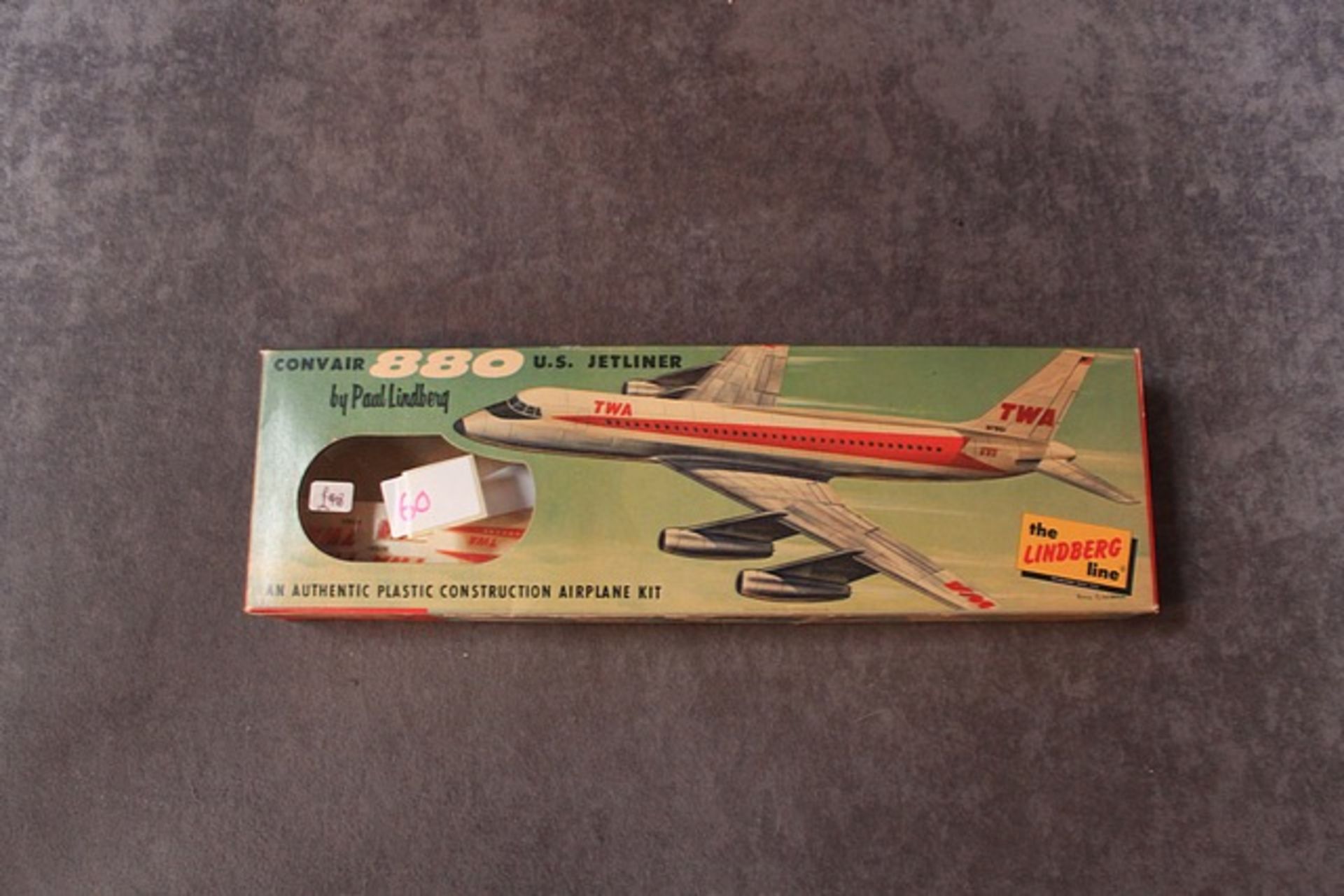 The Lindberg Kit No 452:49 Conair 880 US Jetliner In Great Unopened Box
