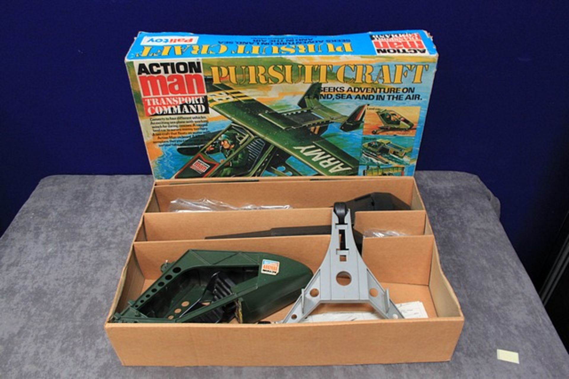 Palitoy Action Man Pursuit Craft #34738 In Box