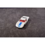 Matchbox Superfast Diecast # 41 Ford GT With A Light Green Base, Narrow Wheels And Number 6 On