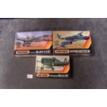 3x Matchbox Model Kits, Scale 1/72 2 Colours In Individual Boxes That Are Still Sealed, Comprising