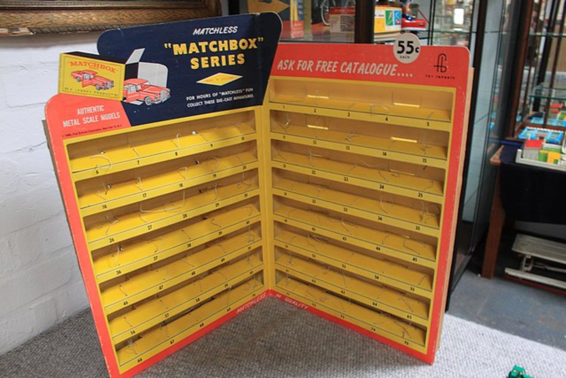 WOW Amazing Matchless Matchbox Series 55c each Display including cars from #1 to 75 (list below) # - Image 2 of 4