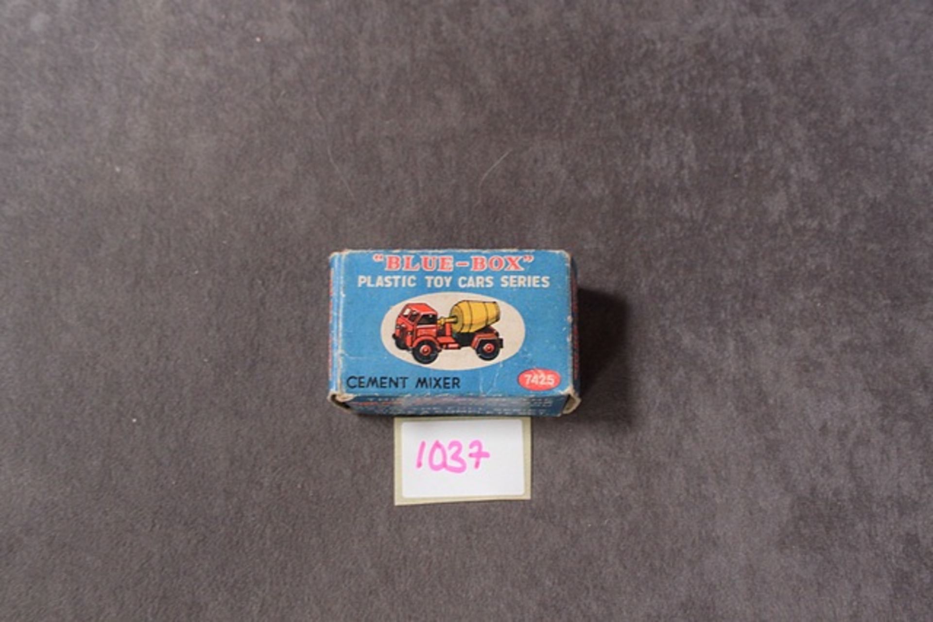 Blue Box (Hong Kong) Plastic Toys Series # 7425 Cement Mixer In Box - Image 2 of 2