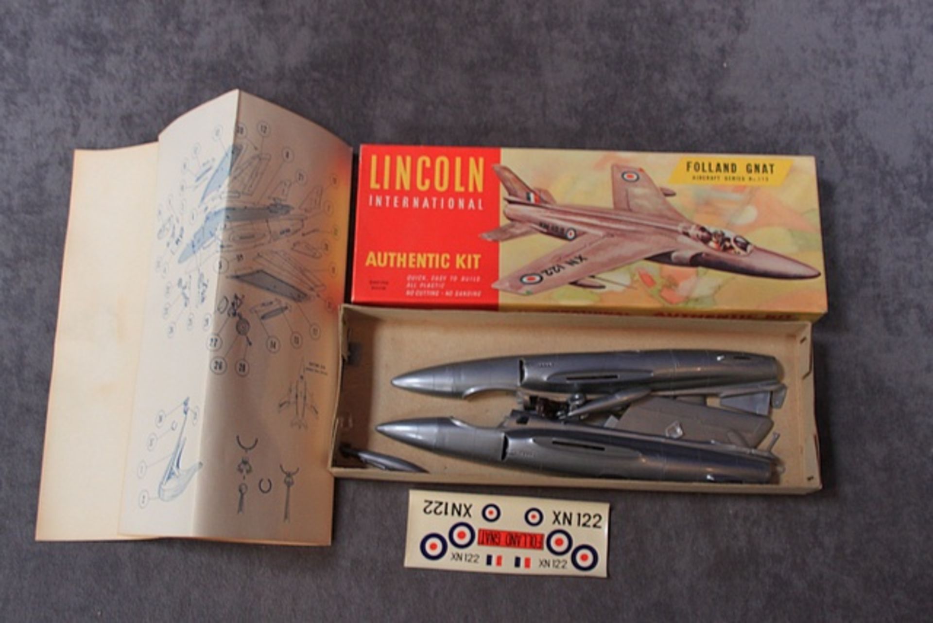 Lincoln International Authentic Kit No: 113 Folland Gnat Boxed