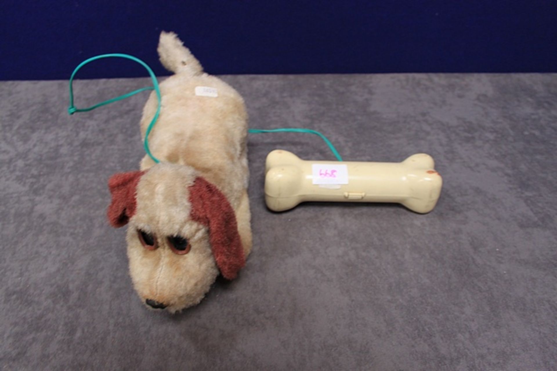 Tomy Tethered Remote Control "Sniffy The Nosey Puppy" Battery Operated Dog With A Bone No Box - Image 2 of 2