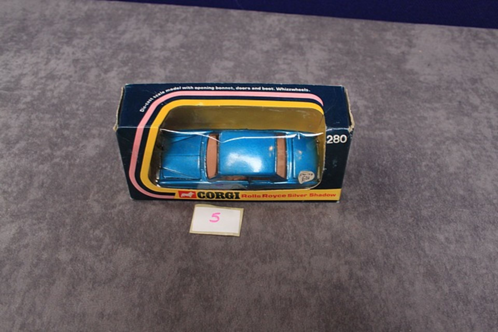 Corgi Diecast Number 280 Rolls Royce Silver Shadow With Very Good Box - Image 3 of 3