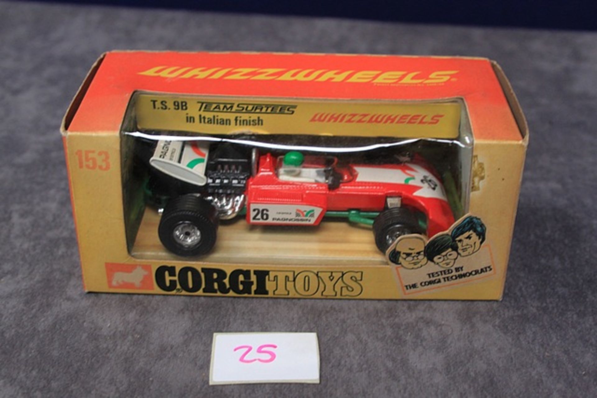 Corgi Whizzwheels Diecast Number 153 TS 9B Team Sutrees In Italian Finish With Excellent Box - Image 2 of 3