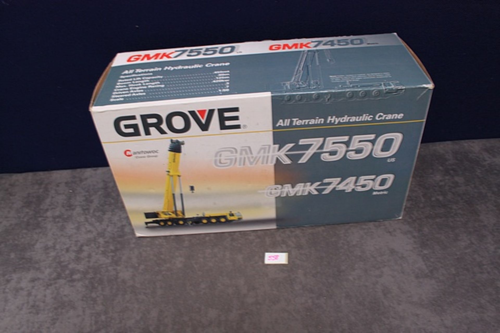 NZG Grove Manitowoc Crane Group Gmk7550 Us Gmk 7450 Metric All Terrain Hydraulic Crane With Box - Image 2 of 2