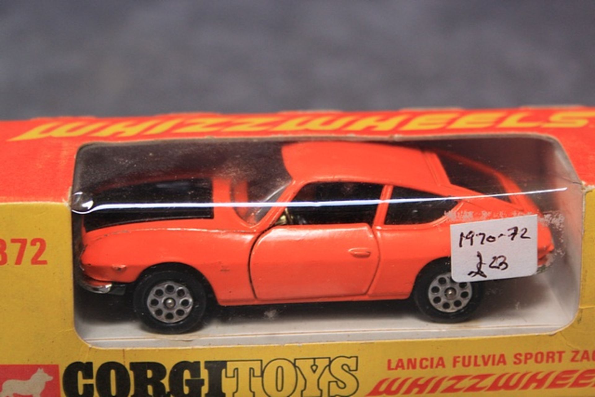 Corgi Toys WhizzWheels diecast #372 Lancia Fulvia Sport Zagato in box
