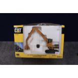 Norscot Cat # 55080 345b Series Ii Material Handler With Work Tools Scale 1:50 With Box