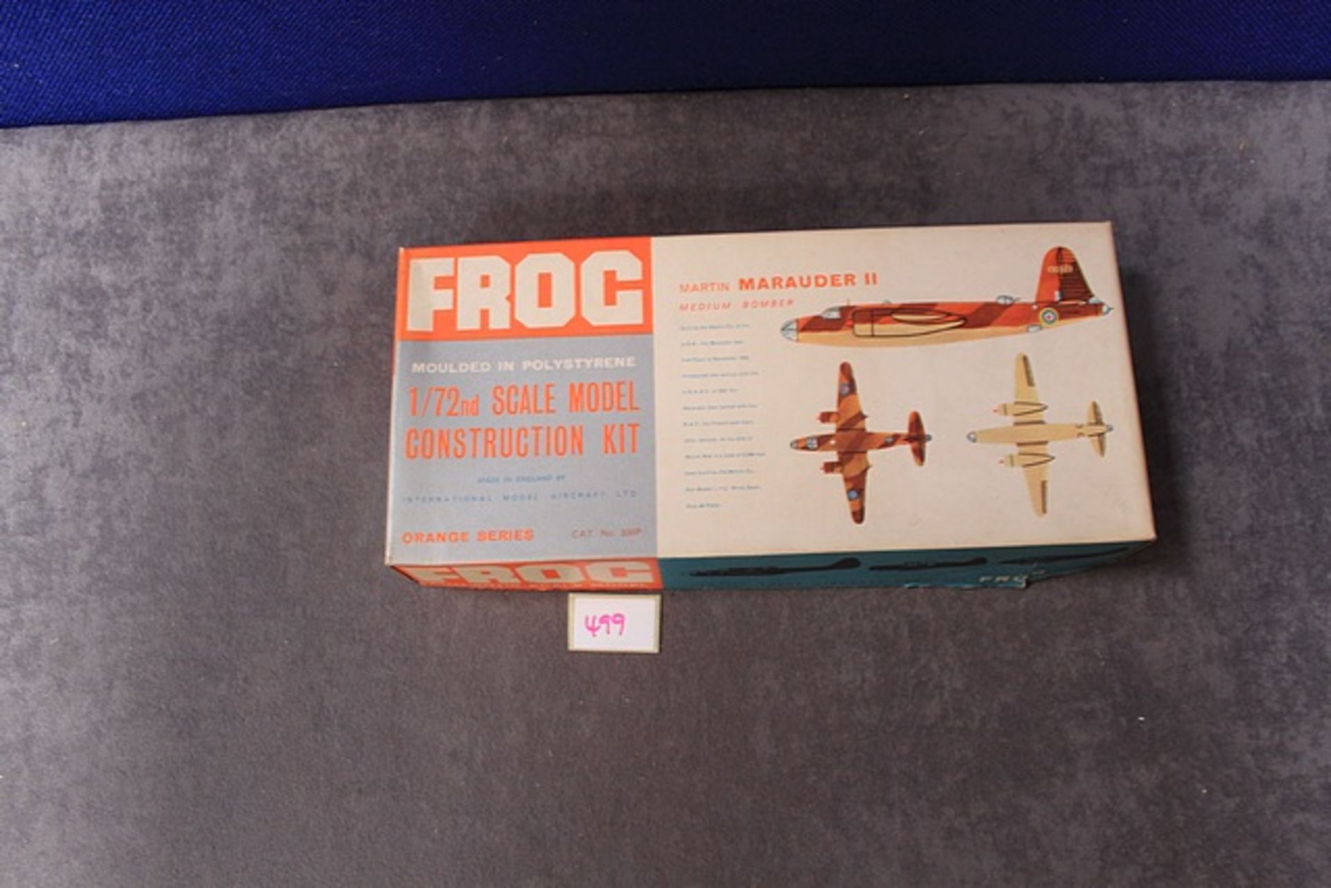 Frog Authentic Scale 1/72 Models Cat No 338P Martin Marauder II with instructrions in box