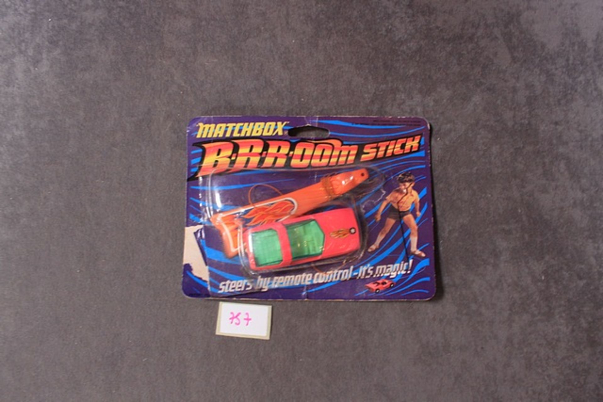 Matchbox B.R.R.OOM Stick Steers By Remote Control Its Magic On Card But It Is Opened