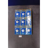 Lonestar Diecast Trade Set Containing 9 Sheriffs Western Town Badges On Card