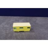 Mint Matchbox Series A Lesney Product Diecast # 23 Trailer Caravan in yellow with fine black tread