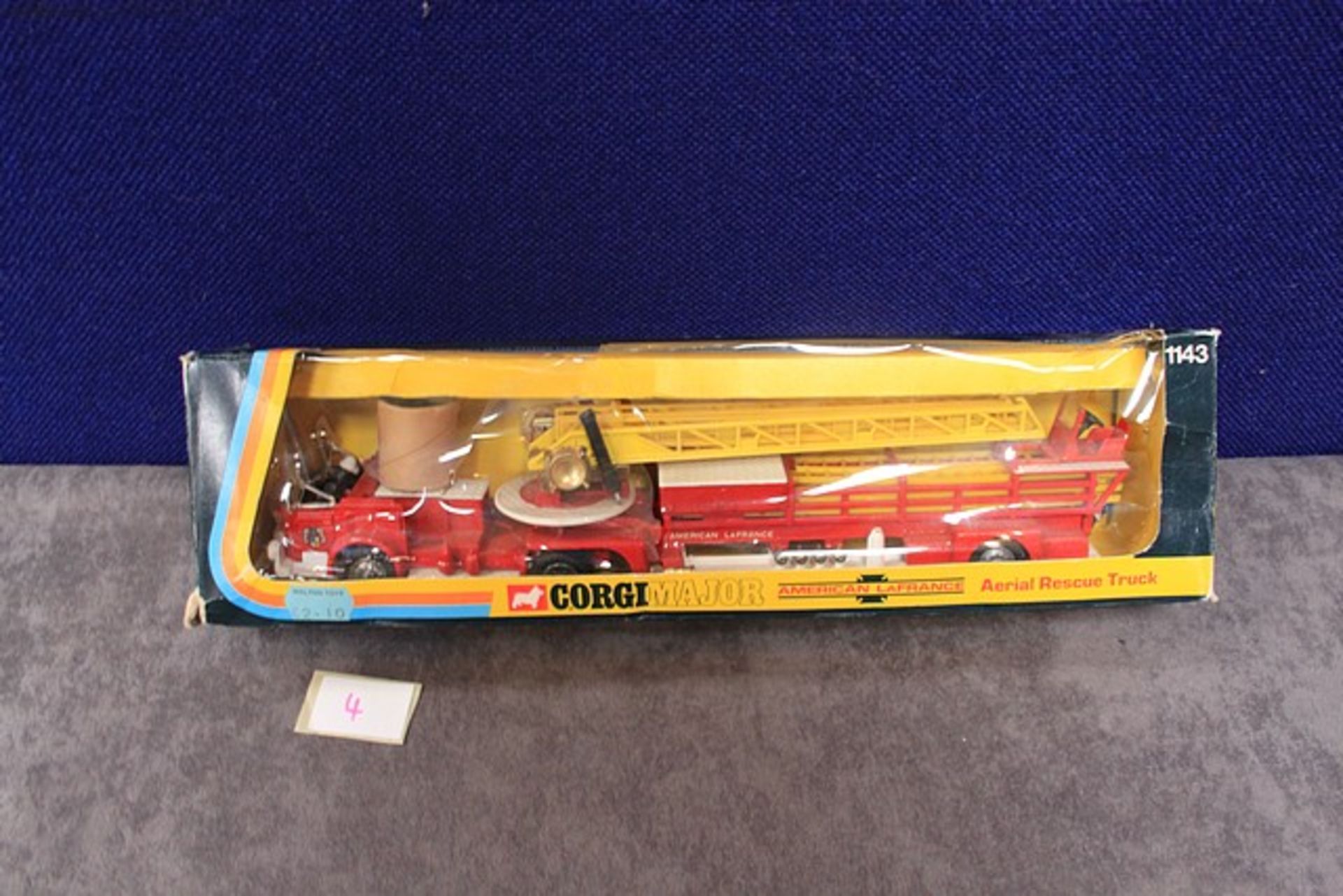 Corgi Diecast Umber 1143 Aerial Rescue Truck With Box (Some Damage To Cellophane) - Image 3 of 3