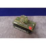 Nomura TN (Japan) Battery Operated M-48 Army Tank With Mystery Action And Shooting Sound Made In