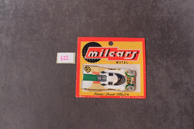 Milcars (France) Scale 1/43 Le Mans Racing Car In White With Racing # 28 In Original Blister