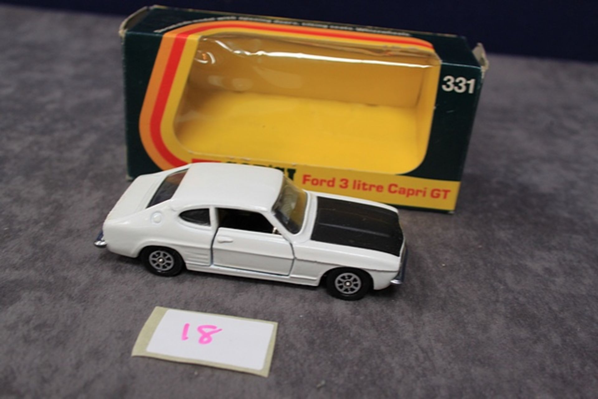 Corgi Diecast Number 331 Ford 3 Litre Capri GT With Excellent Box