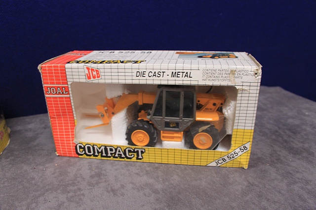 3x Joal Diecast Construction Vehicles All In Own Boxes, Comprising Of; # 195 JCB Tractor Fastrac - Image 3 of 5