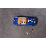 Scalextric C84 Triumph in blue with racing #7 Wind Screen loose in box