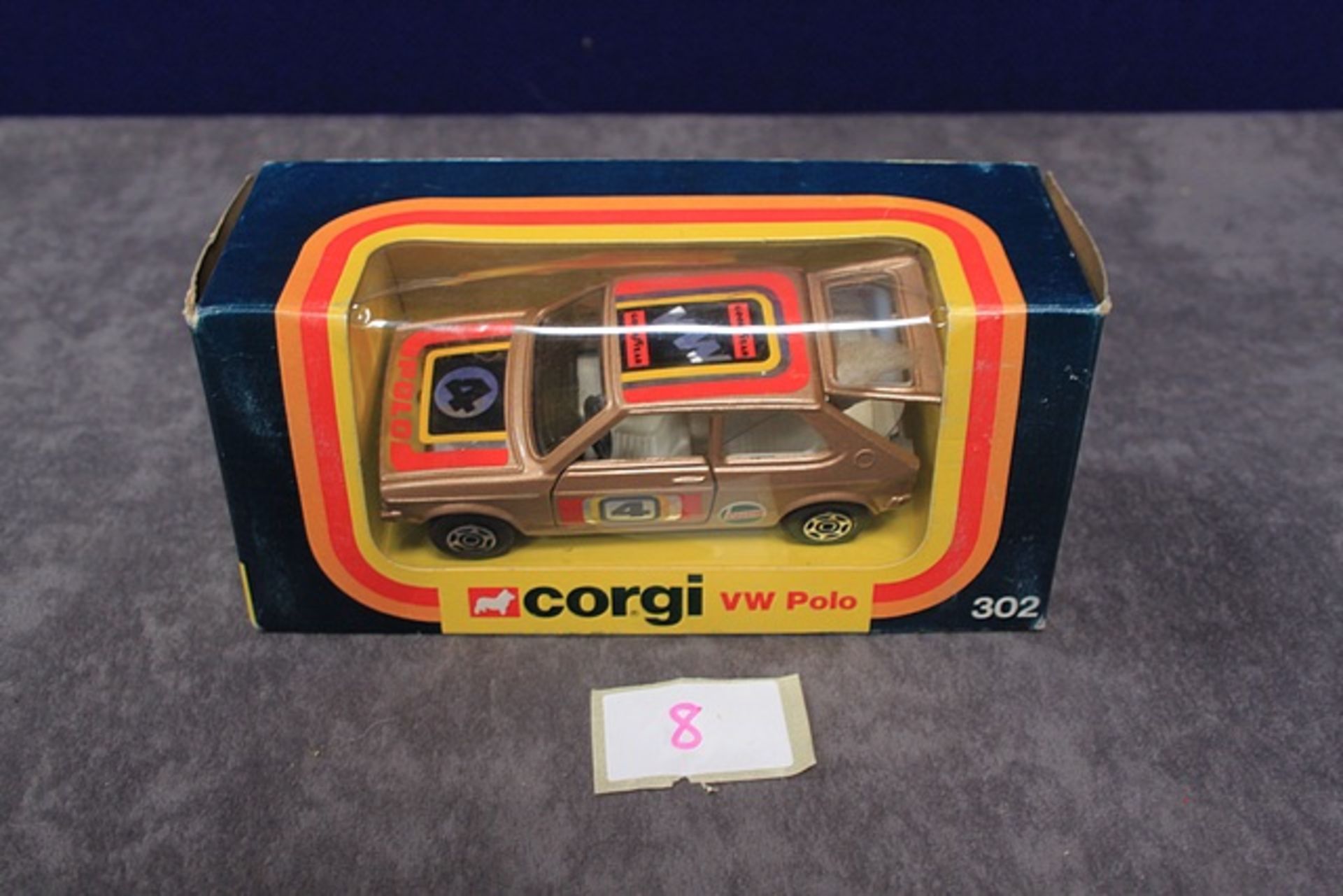 Corgi Diecast Number 302 VW Racing Polo With Excellent Box - Image 3 of 3