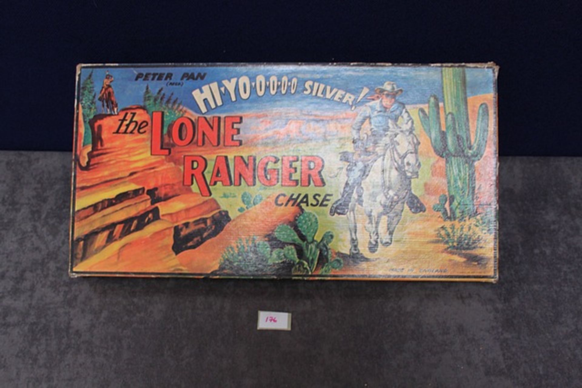 Peter Pan Vintage 1950's The Lone Ranger Chase Board Game Made In England - Image 2 of 2