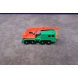 Mint Matchbox Series A Lesney Product Diecast # 8 wheel crane with excellent box