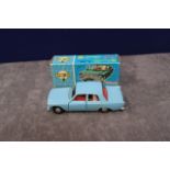 Mint Model Spot On Diecast # 270 Ford Zephyr 6 In Light Blue With Leaflet In Mint Box (But 7000