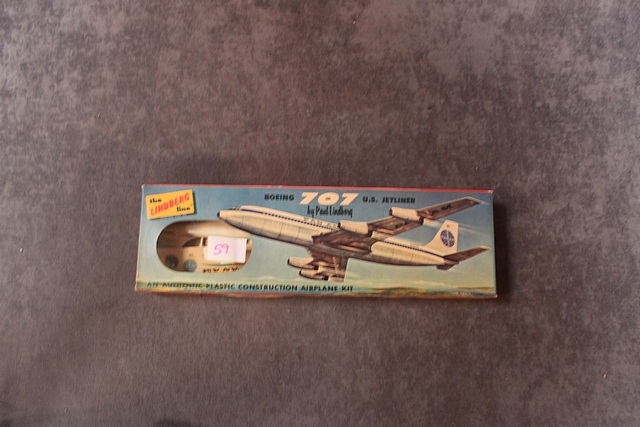 The Lindberg Kit No 451:49 Boeing 707 US Jetliner In Great Unopened Box