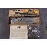 Airfix Construction Kit Scale Series 4 No F402S HMS Hood With Instruction In Box