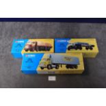 3x Corgi Classics diecast in boxes, comprising of; 15101 Express Dairy Scammell Scarab Set, 24501