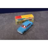 Mint French Dinky Diecast # 523 Simca 1500 In Pale Blue In High Quality Repro Boxes