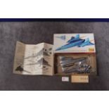 The Lindberg Kit No 487:60 Lockheed SR-71 On Sprues In Box