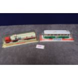 2 X Majorette (France) Diecast Models In Original Packaging, Comprising Of; Mobil Petrol Tanker &