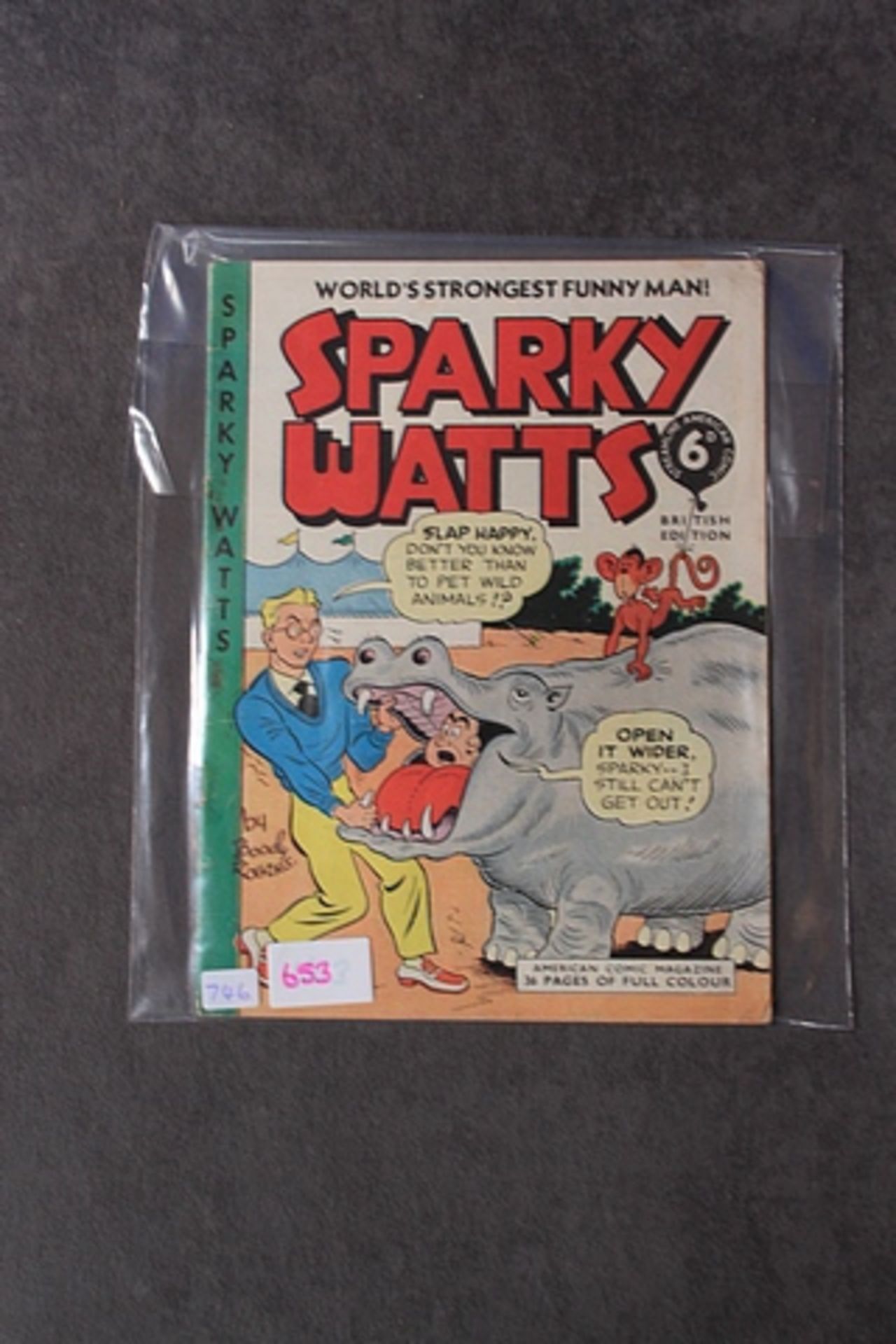 Sparky Watts Comic