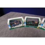 4x Cararama diecast boxed Cars, comrpising of; Mini Pick Up Van, Mini Van, Mercedes Benz 560SL