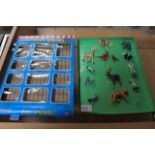 Blue Box (Hong Kong) Plastic Toys Series # 77294 Zoo Animals In Box
