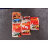 5x Matchbox # 63 Freeway Gas Tankers On Blister Cards Comprising Of; Shell On Sealed Card, RARE